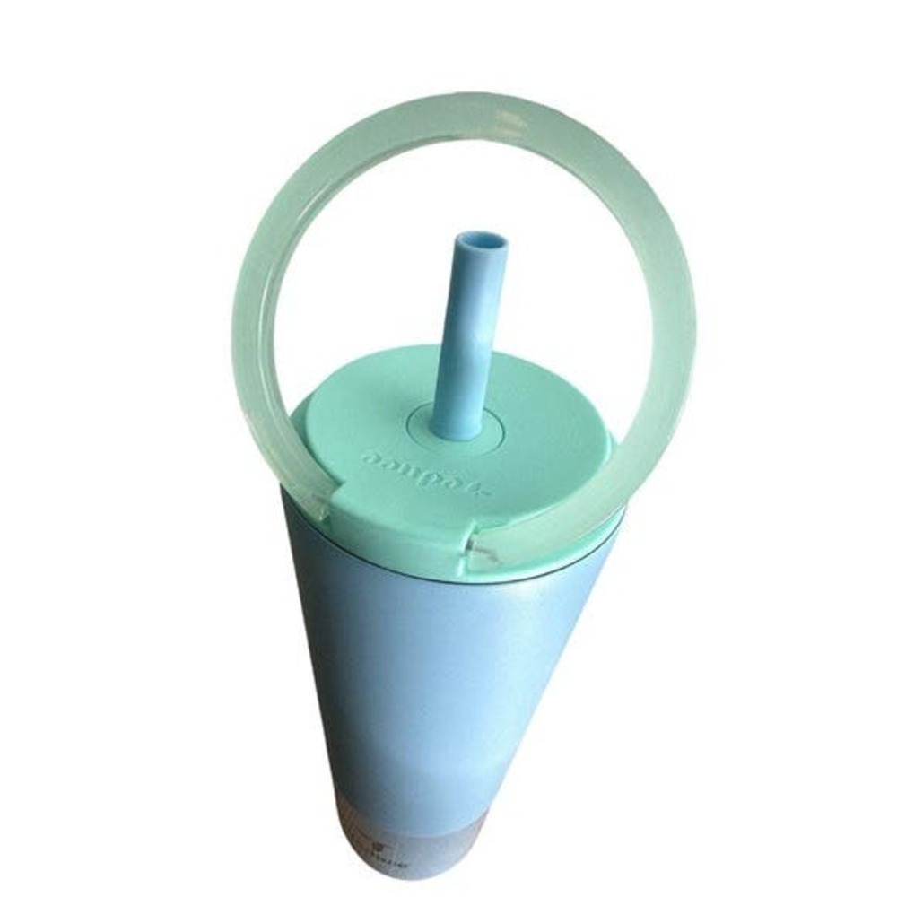 Blue and Green Reusable Water Bottle - Eco Friendly ca